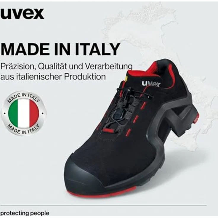 Uvex Safety 1 Sicherheitsschuhe, S1P, Größe 46, ergonomische Konstruktion für optimalen Schutz und Komfort – Bild 7