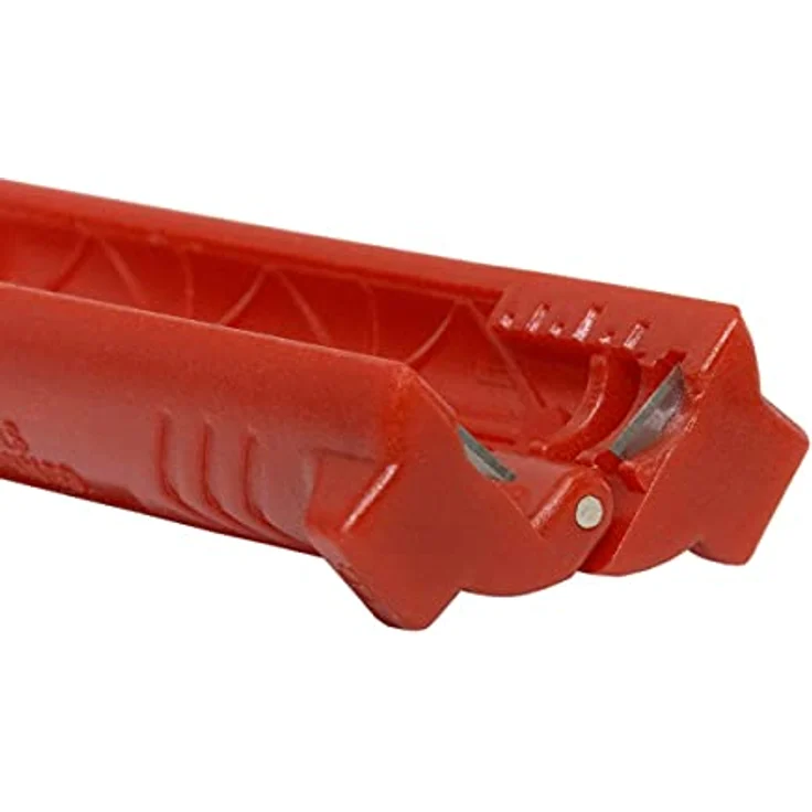 PremiumX XCon CS-10 Universal Abisolierwerkzeug Abisolierer mit 2 Klingen für RG58 59/62 RG6 für F-Kompressionstecker Koaxialkabel Universal Abisoliermesser – Bild 4