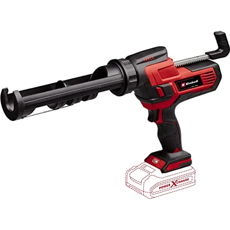 Einhell Akku-Kartuschenpistole TE-SG 18/10 Li-Solo Power X-Change (18 V, für 310 ml-Kartuschen, bis zu 2.000 N, einstellbare Drehzahl, ohne Akku)