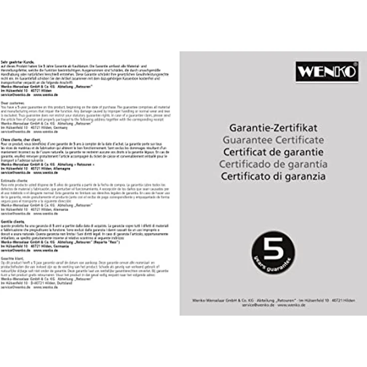 WENKO Duschvorhangstange Winkelstange, praktische Wandbefestigung in klassischem Weiß, anpassbare L- und U-Form, 80x80 cm bis 90x90 cm – Bild 16