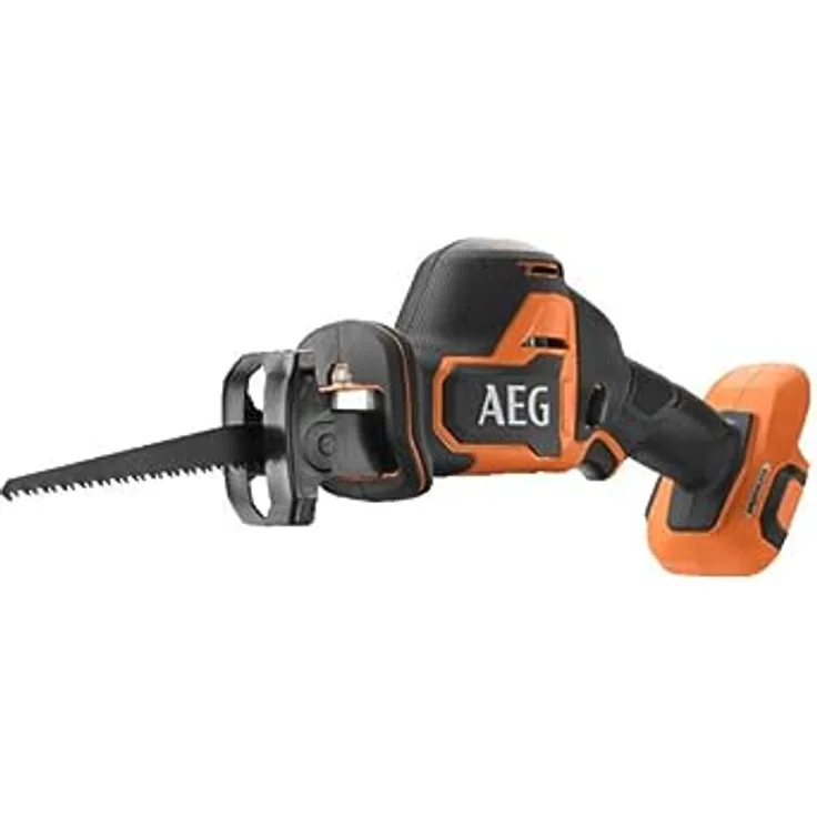 AEG 18 V PRO18V Brushless Akku-Säbelsäge BUS18SBL-0 (Hublänge 22 mm, max. Leerlaufhubzahl 0-3.200 min-1, werkzeugloser Sägeblattwechsel, ohne Akku & Ladegerät im Karton)
