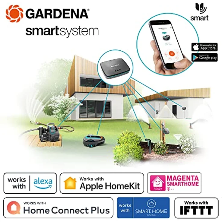 GARDENA smart Irrigation Control: Bewässerungssteuerung für bis zu 6 Ventile (24 V), individuell programmierbare Bewässerungsdauer pro Ventil, steuerbar über Smartphone (19032-20) – Bild 3