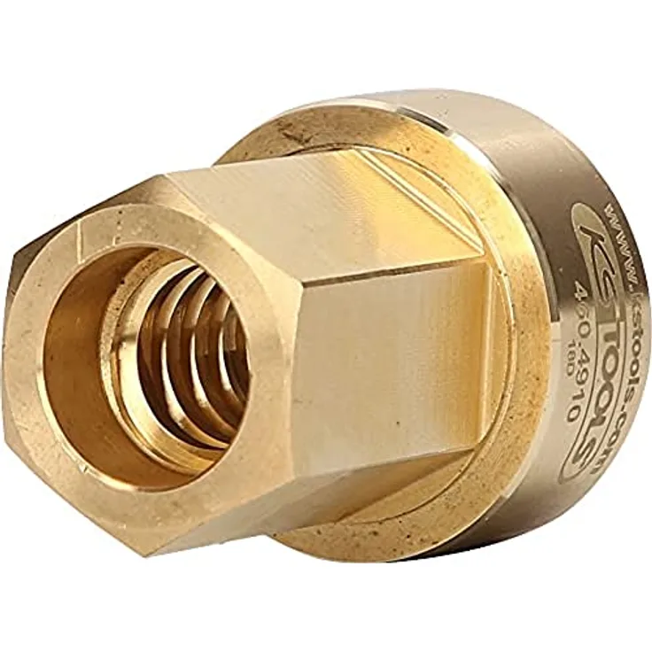 KSTOOLS Messingmutter, 160 g, Spezial-Werkzeugstahl, Herstellernummer 460.4910