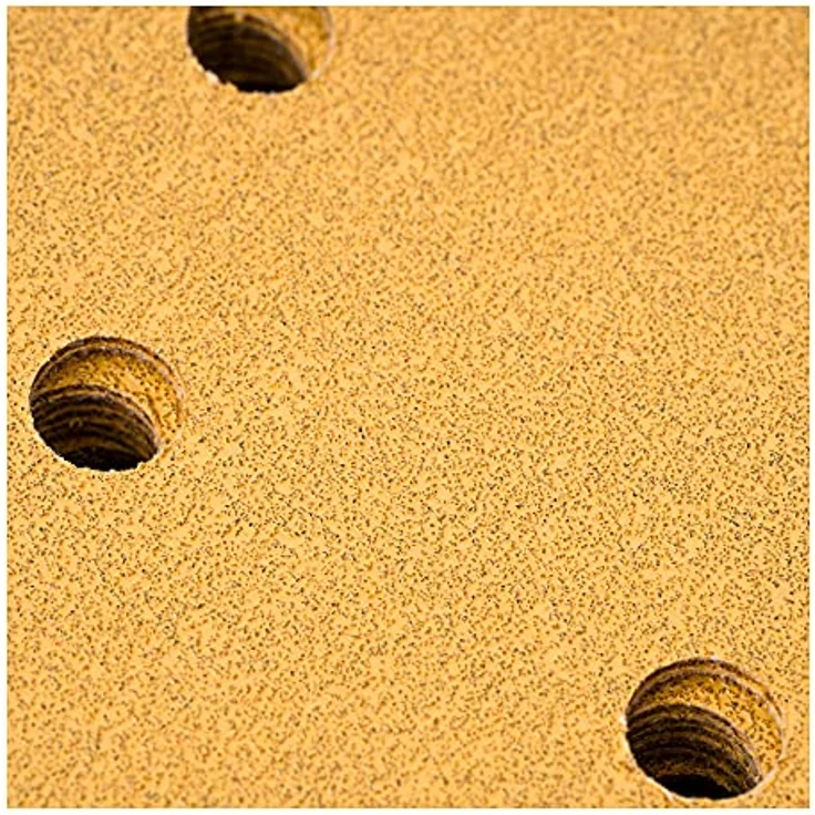 STIER Schleifblätter Universal Delta, 100 x 150, P60, 50 Stk., 7-Loch, Korund, Latexhaltiges stabiles D-Papier, Made in Germany – Bild 3