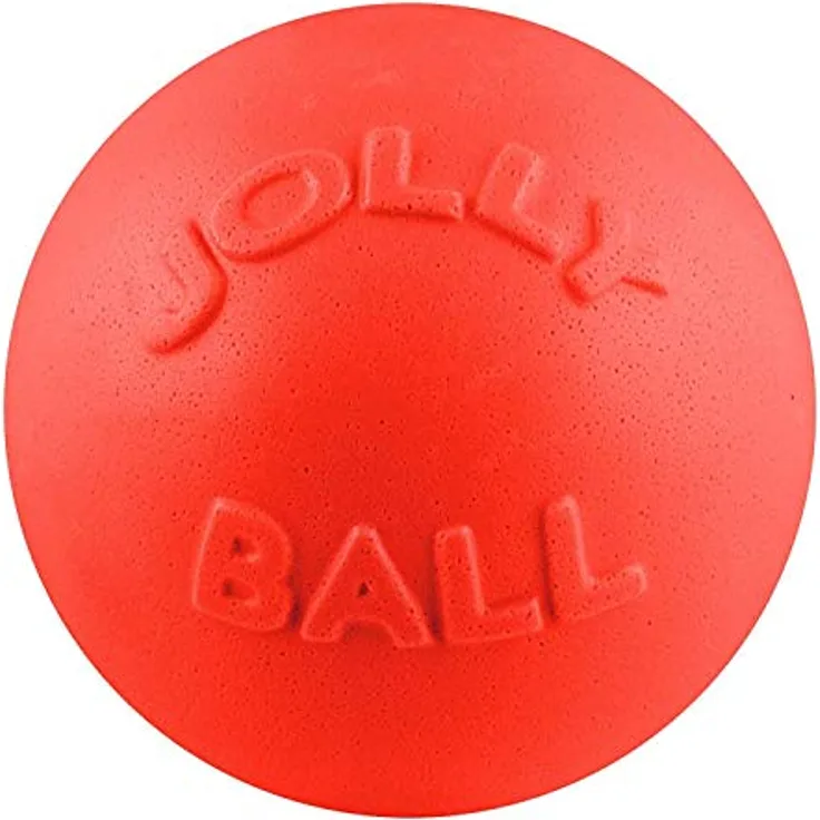 Jolly Pets Ball Bounce-n Play 15cm Orange (Vanilla Smell) - (JOLL068G), Hundespielzeug
