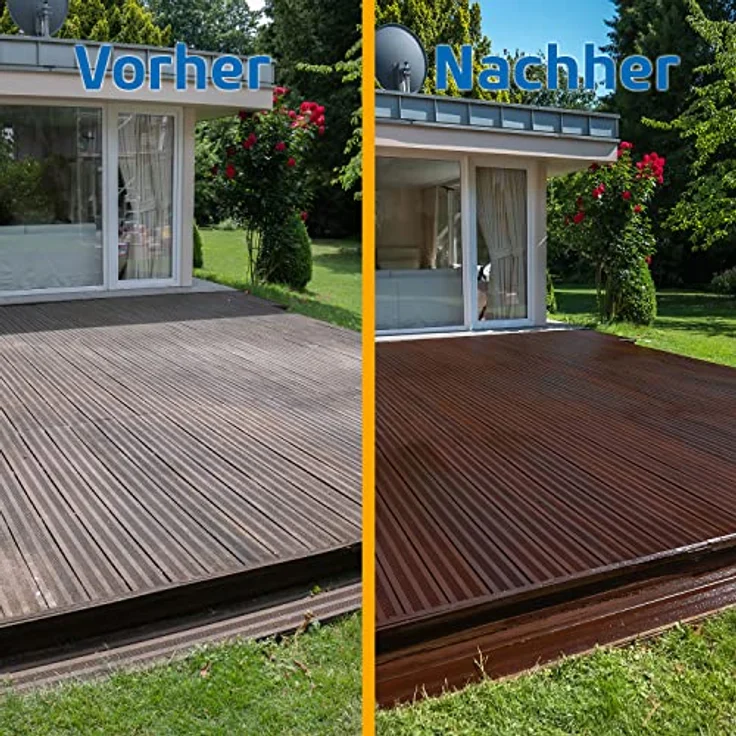 Dr. Schutz Terrassenöl 2,5 L | Holzöl aussen für alle Hölzer und WPC im Außenbereich | naturölbasierte Holz Imprägnierung | Schutz vor Feuchtigkeit | Holzöl farblos für Terrassendielen | Holzschutz – Bild 4