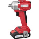 Kunzer 7ASS02 Akku-Schlagschrauber 1/2 Zoll Antrieb, Lithium-Akku 18 V, 450 Nm, 3.300 bpm, 4 tlg mit Koffer