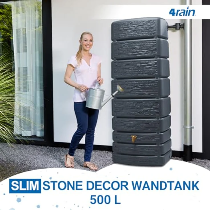 4rain Wandtank Slime stonedecor 500 L – Bild 3