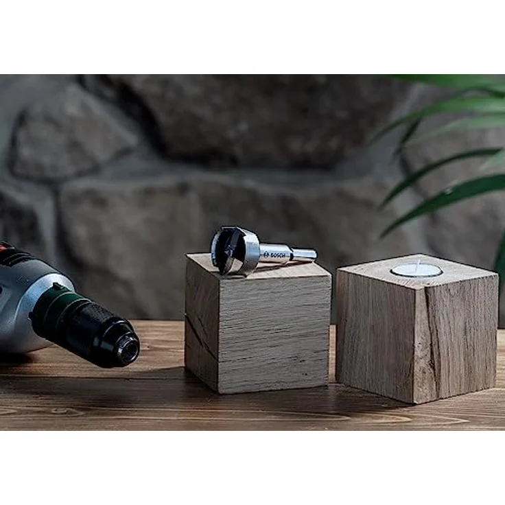 Bosch Accessories Forstnerbohrer 15 mm, Gesamtlänge 90 mm mit Zentrierspitze für genaues Anbohren – Bild 6
