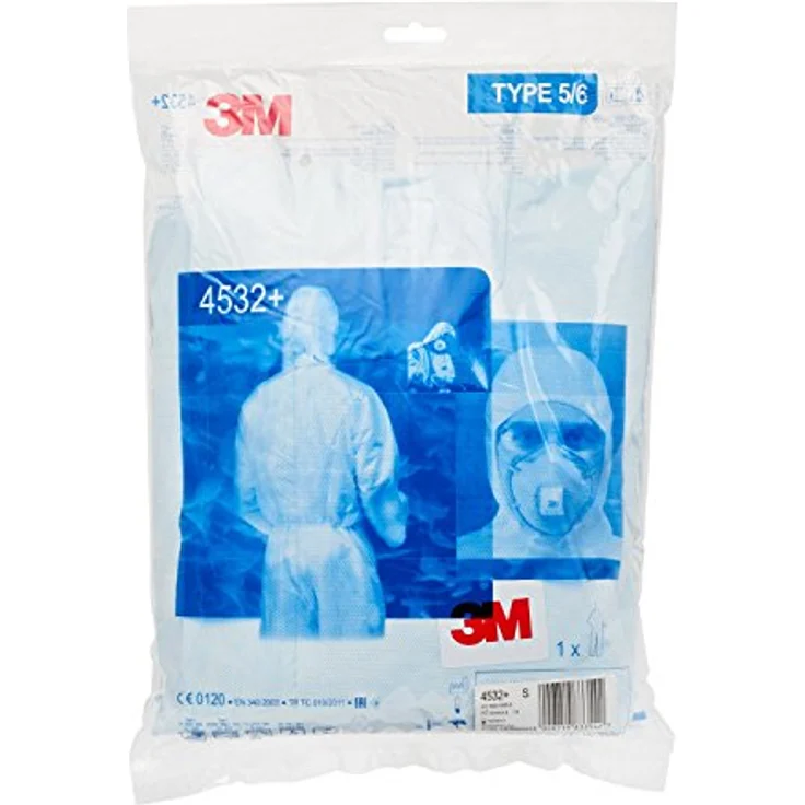 3M Schutzanzug 4532+, Gr. S, weiß – Bild 5