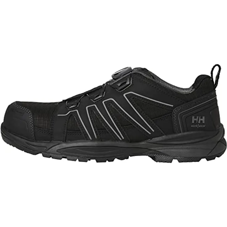 Helly Hansen Manchester Low BOA S3S, Sicherheitsschuhe mit Komposit-Zehenkappe, schwarz
