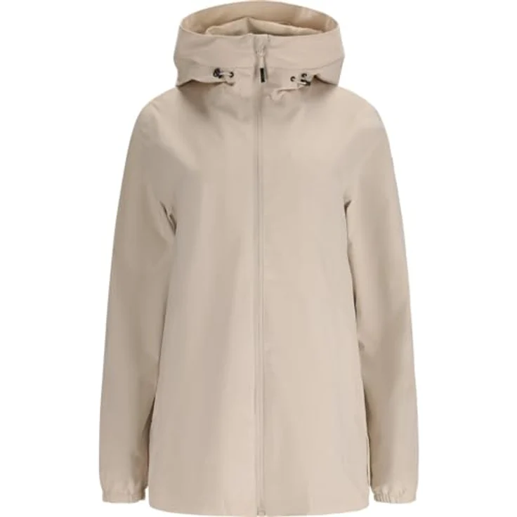 CMP Campagnolo Jacket Fix Hood, wetterfester Damen-Parka mit Atmungsaktivität und regulärer Passform, Beige, Größe L – Bild 1