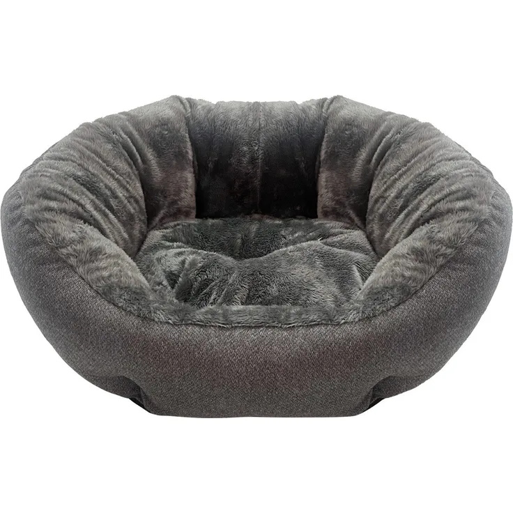 Trend Line Tierbett MyPlace Hundebett Frida anthrazit, ideal für kleine Hunde, Polyesterstoff, waschbar bis 60° C