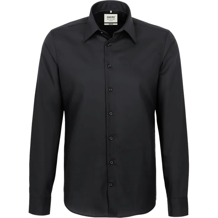 HAKRO Hemd Business Regular 105, schwarz, 2XL