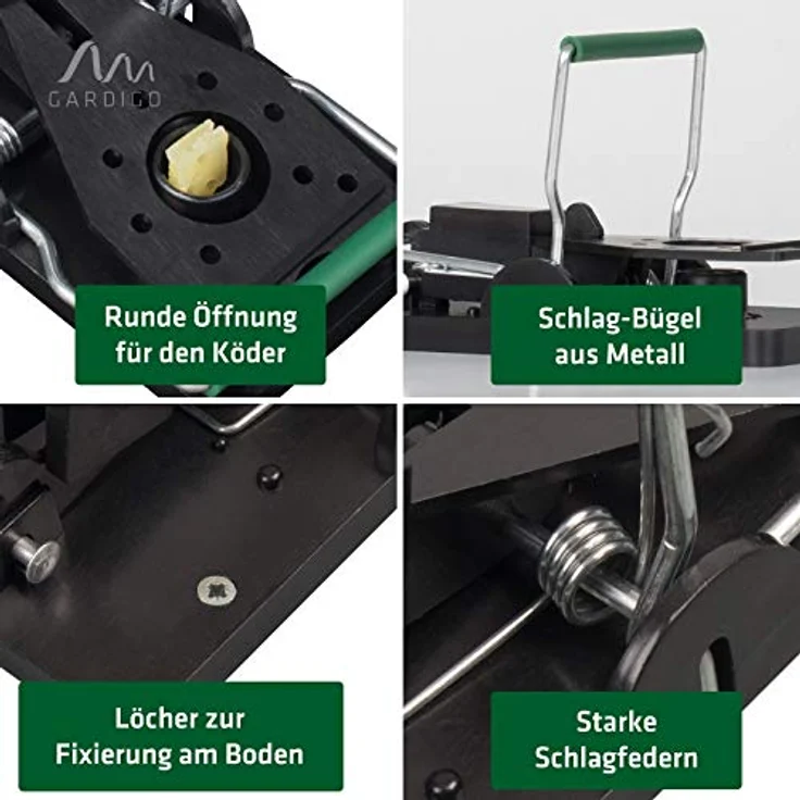 Gardigo Schlagmausefalle 10er Set – Bild 3