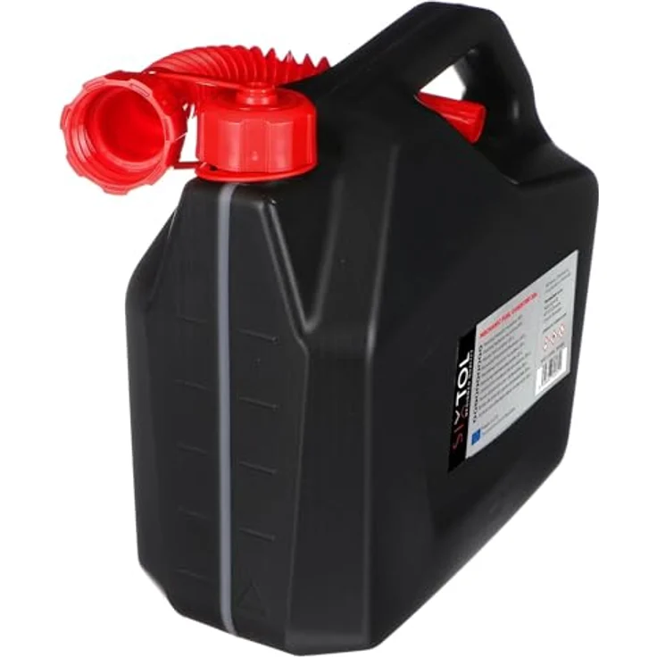 SIXTOL MECHANIC FUEL CANISTER 20L, UN-zertifizierter Kunststoffkanister mit flexiblem Ausgießer und Sichtstreifen für präzise Kraftstoffkontrolle – Bild 4