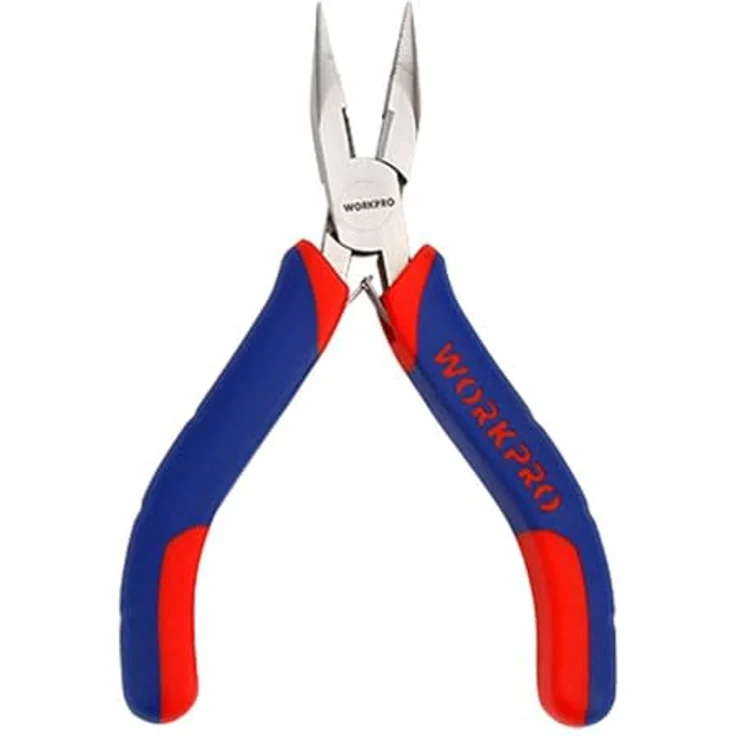 WorkPro Flachzange WP231095, Mini-Spitzzange aus Chrom-Vanadium-Stahl, rostfrei und korrosionsbeständig – Bild 5