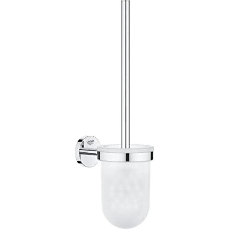 GROHE Start Cosmopolitan - Toilettenbürstengarnitur (Material: Glas/ Metall, Wandmontage, vedeckte Befestigung), chrom, 41169000 - Preisvergleich