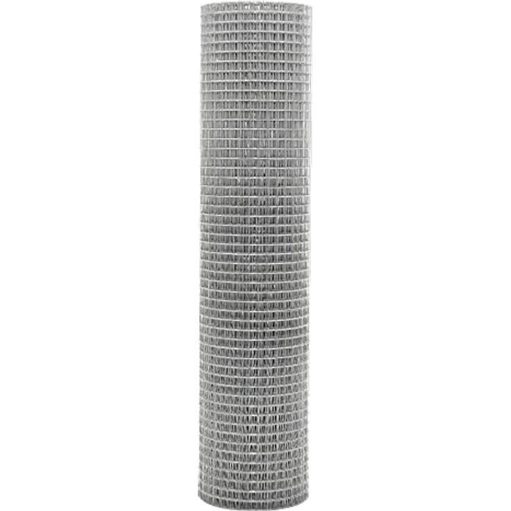 ECD Germany Volierendraht Drahtgitter 19x19mm, 1m x 25m, 0,75mm dick, feuerverzinkter Stahl, witterungsbeständig, flexibel einsetzbar, silbern – Bild 2