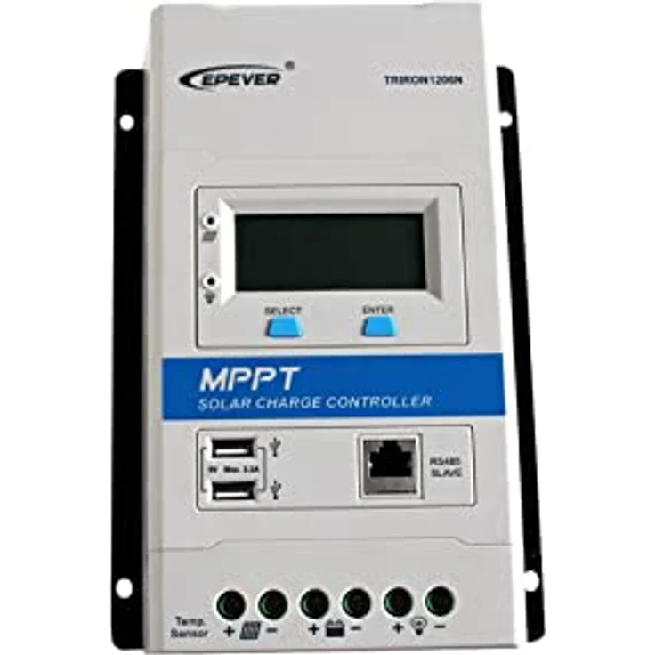 EPEVER® Triron 1206N MPPT Solarladeregler Charge Controller 10A, automatische Erkennung 12/24V max. PV-Eingangsspannung 60V, mit Batterieschutz und Unterstützung für verschiedene Batterietypen - Preisvergleich – Bild 1