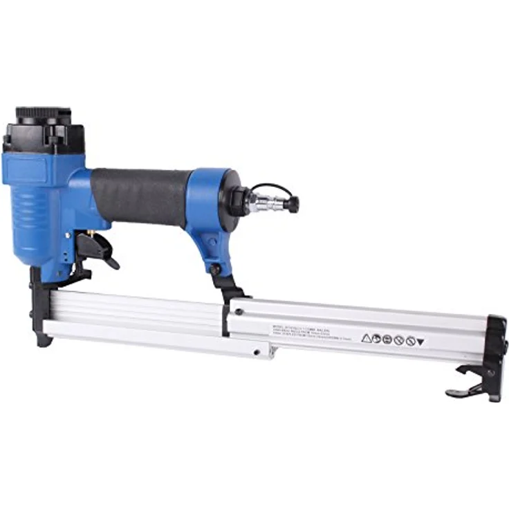 2-in-1 Druckluft Klammergerät (Tackernadeln bis 25 mm Nägel bis 32 mm Stärke) - Weldinger – Bild 7