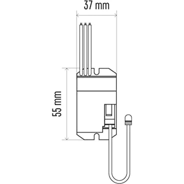 EMOS G1110 Bewegungsmelder PIR-Sensor IP20 Weiß – Bild 5