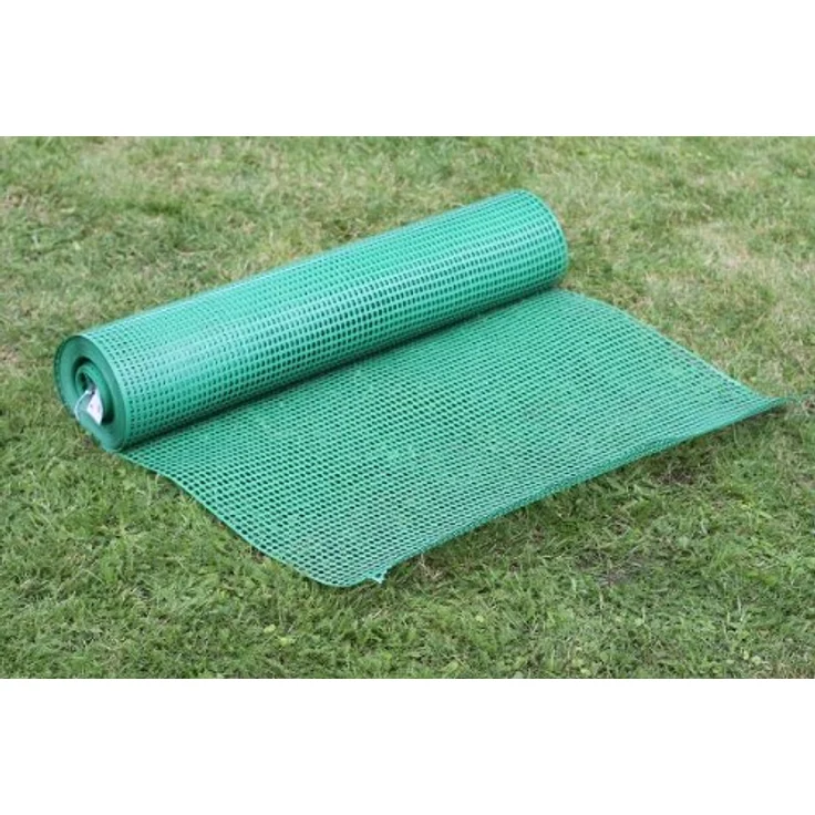 HaGa-Welt Gartenzaun, Kunststoffzaun 1 m hoch, UV-beständig, grün, Maschenweite 8 mm – Bild 6
