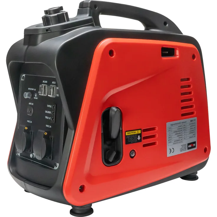 Grafner Stromerzeuger Inverter Generator 2200 W, Benzinbetrieb 4 Takt, Invertertechnologie, leicht robust, digitaler Notstrom Aggregat
