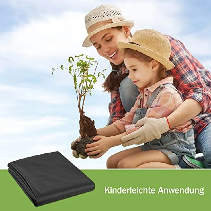 Moorland Unkrautvlies Gardur Schwarz 200cm, 1500 – Bild 9