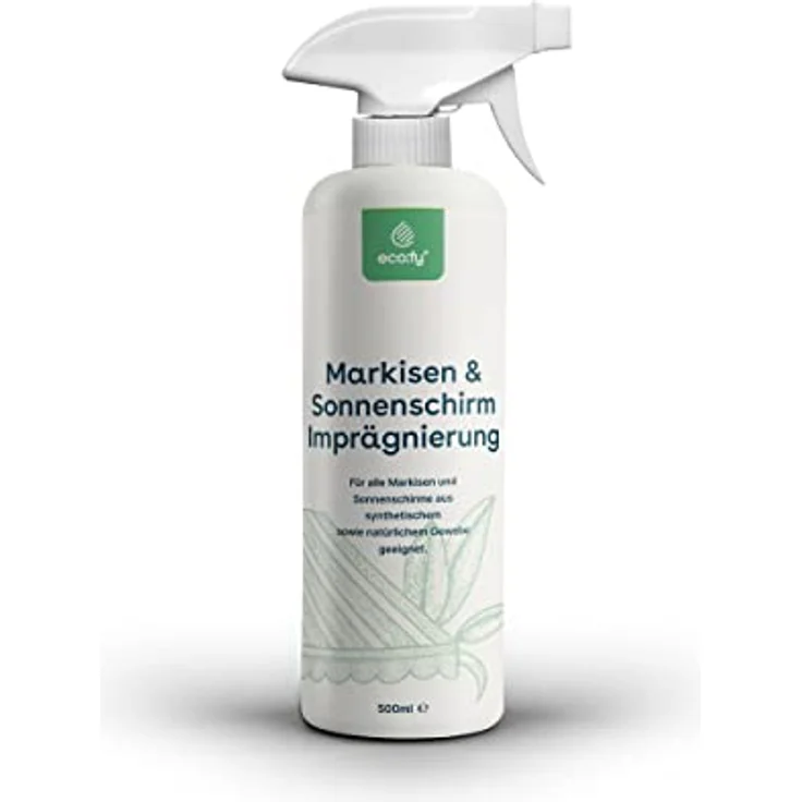 eco:fy Markisen und Sonnenschirm Imprägnierung Spray Sonnensegel Schutz vor Feuchtigkeit und Schmutz UV-stabil (0,5 Liter) – Bild 1