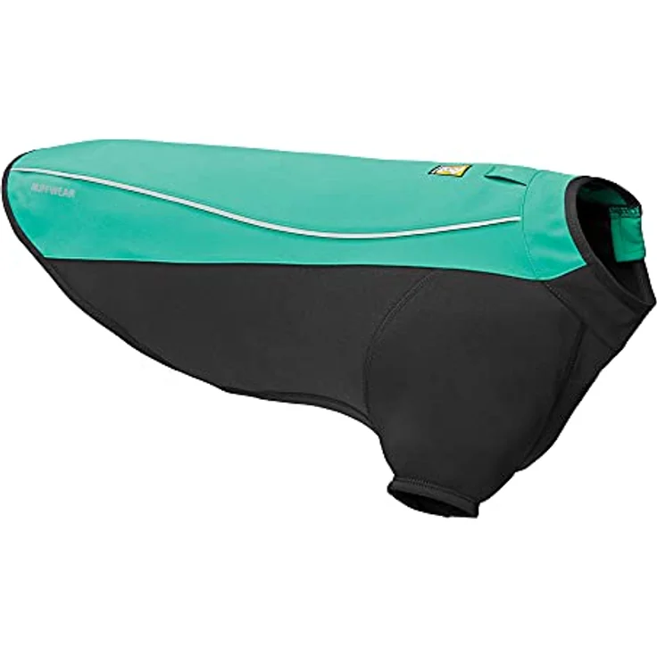 RUFFWEAR Cloud Chaser Jacket, Warmer, Wetterfester Hundemantel mit Ärmeln, Aurora Teal, XX-Small – Bild 1