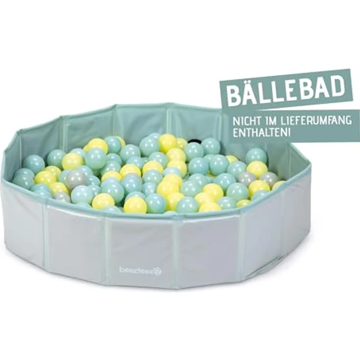 Beeztees Welpe Funchie Bällebad, Hundespielzeug, 80x80x20 cm, stundenlanger Spielspaß – Bild 2