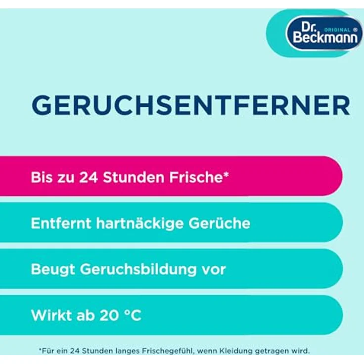 Dr. Beckmann Geruchs-Entferner Wäschespüler 14 WL 500ml – Bild 4