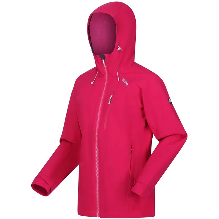 Regatta Softshelljacke Birchdale Damen mit Kapuze 10.000mm Wassersäule, schwarz