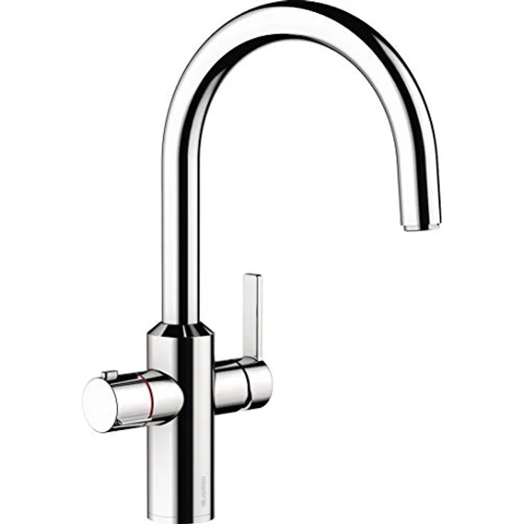 Blanco Küchenarmatur drink.hot TAMPERA, 3-in-1 Armatur für kaltes, warmes und kochend heißes Wasser, chrom – Bild 1