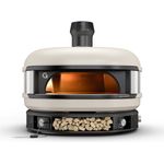 GOZNEY° Pizzaofen Gozney Dome Pizzaofen, Dual-Fuel-Technologie, Schnelle Aufheizzeit, Kochfläche aus Cordierit-Stein, Wetterbeständige Konstruktion, Komfortable Größe