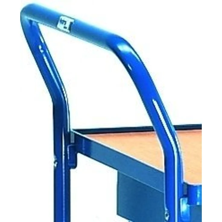 FETRA Tischwagen 2622, leichter Transportwagen mit 2 Schubladen, pulverbeschichtet brillantblau RAL5007, Tragkraft 80 kg pro obere Ladefläche – Bild 4