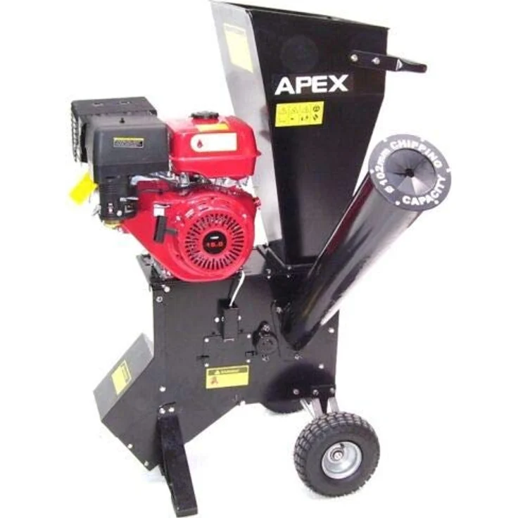 15 PS Benzin Gartenhäcksler Häcksler Holzhäcksler 102mm Motorhäcksler Garten, Holz-Shredder Gartenschredder AWZ – Bild 3