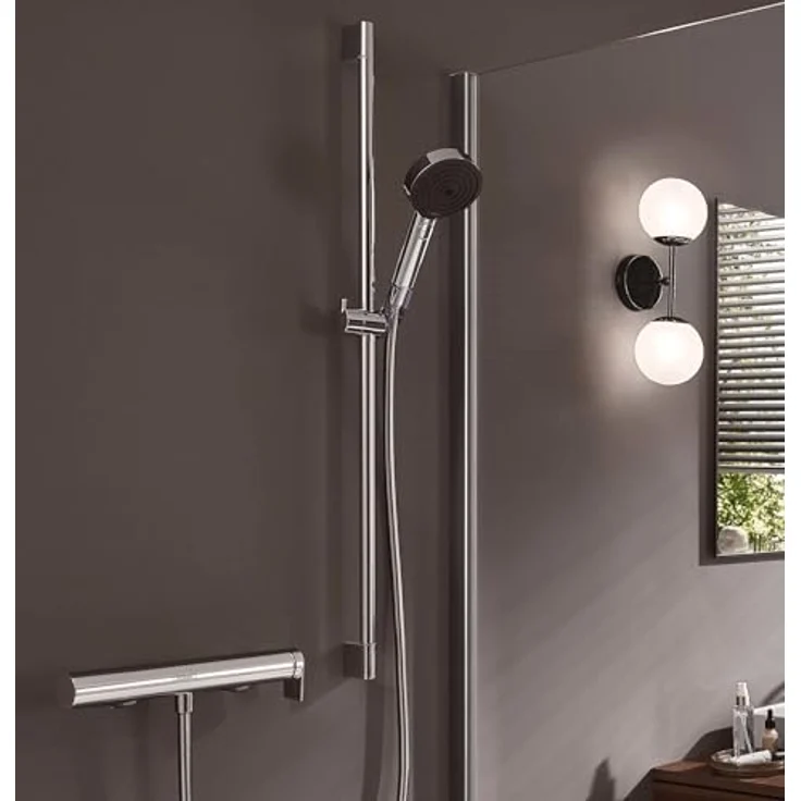 hansgrohe Vivenis Brausearmatur 75620000, Duscharmatur mit sanftem Wasserfall-Strahl und Keramikmischsystem – Bild 5