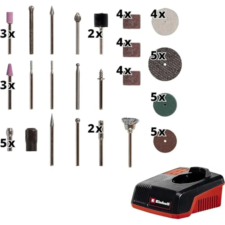 Einhell 7,2V Akku-Schleif-/ Gravur-Werkzeug TE-MT 7,2 Li – Bild 2
