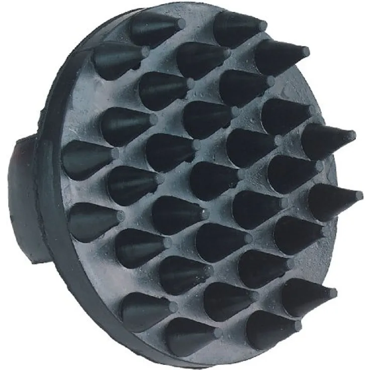 Gumminoppenstriegel, schwarz