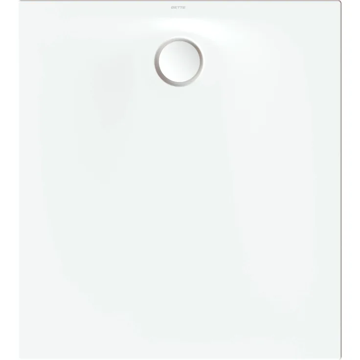 Bette 4015-000AE Duschwanne Rechteck Ultra Space 15, titanemailliert, schalldämpfend, 1000 x 900 mm, flexible Installationsvarianten