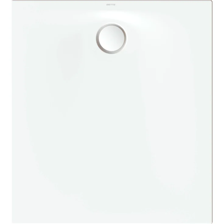 Bette 4015-000AE Duschwanne Rechteck Ultra Space 15, titanemailliert, schalldämpfend, 1000 x 900 mm, flexible Installationsvarianten