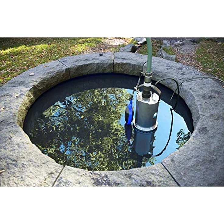 Annovi Reverberi Arup 750XC, Inox Elektro-Tauchpumpe mit 750W, für Klar- und Schmutzwasser, grau/blau/schwarz, 11.000 l/h, max. Förderhöhe 8,5 m – Bild 2