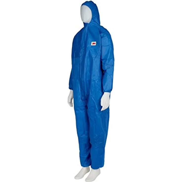 3M Schutzanzug 4515, SMS Vliesstoff, Blau, Größe XL, Schutz vor gefährlichen Stäuben und Spritzern, CE-Kategorie III – Bild 2