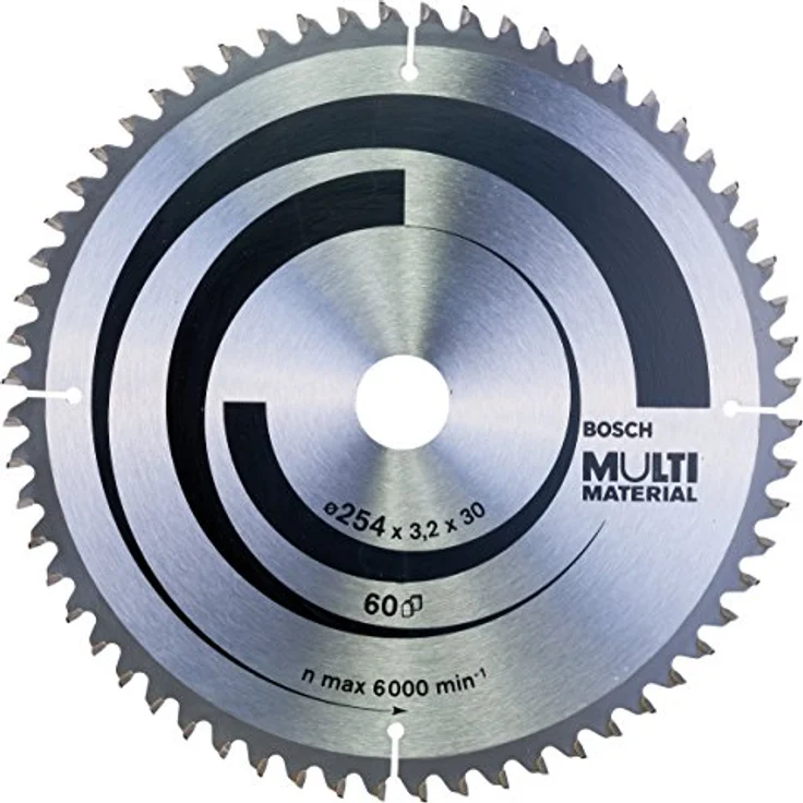 Bosch Professional Kreissägeblatt (für Multi Material, AußenØ: 254mm, Bohrung: 30mm, Zubehör für Kapp-, Tischkreissägen) – Bild 4