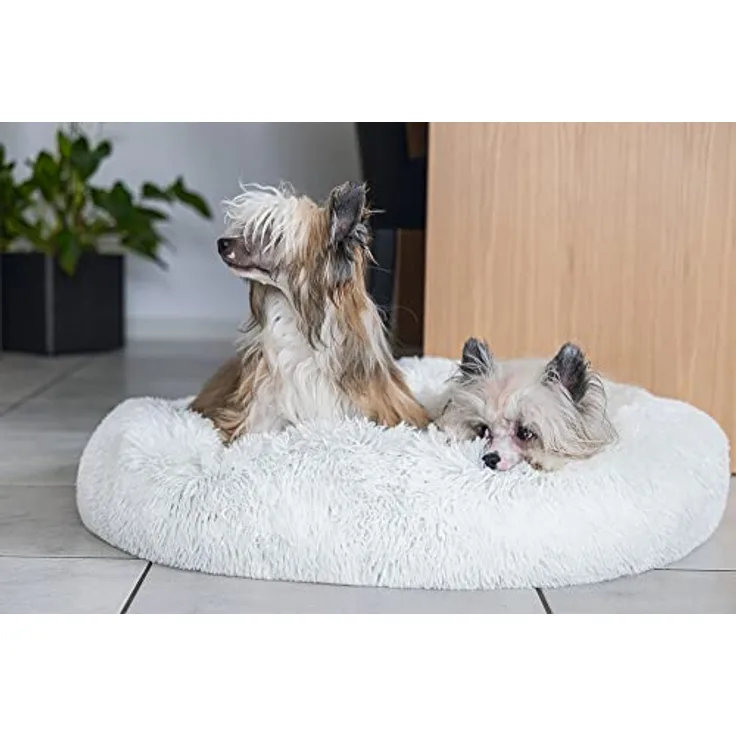 Karlie Liegebett Rund Agnes L: 76 cm H: 17 cm weiss