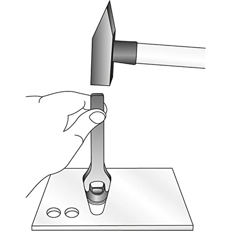 MATADOR Henkellocheisen, DIN 7200 A, 8 mm, 0713 0080 – Bild 5