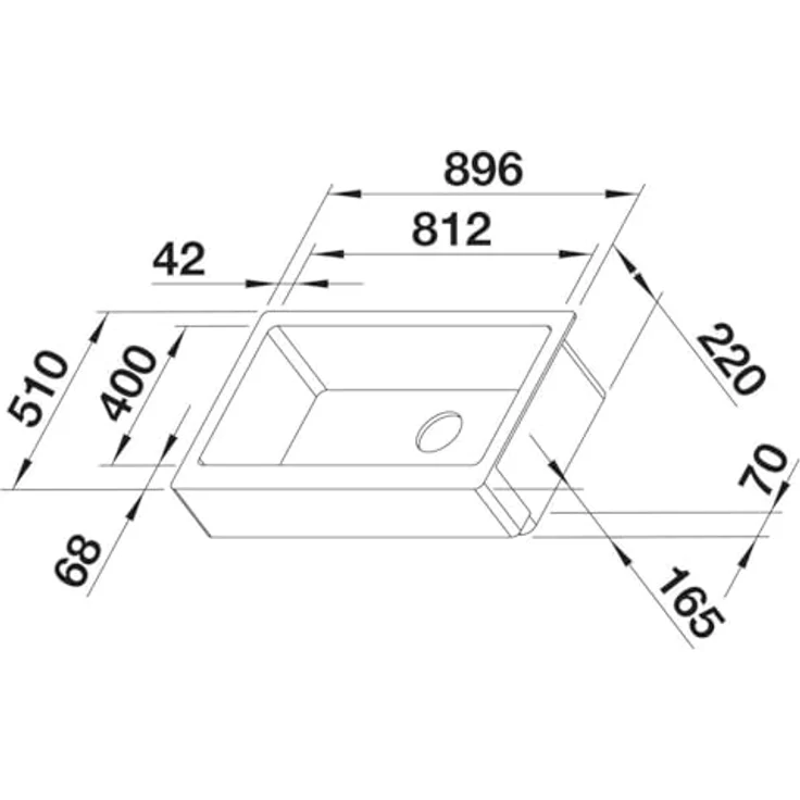 Blanco VINTERA XL 9-UF, Landhausspüle 89,6 x 51 cm mit vertikaler Frontschürze, anthrazit – Bild 3