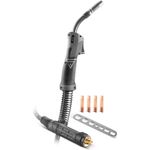 STAHLWERK Schutzgasschweißgerät MIG MAG 200 Puls Pro IGBT Schutzgas Schweißgerät, 20 - 200 A, Packung, Vollsynergisches 5 in 1 Kombigerät mit echten 200 A, 2 Rollen Antrieb, Schwarz - Preisvergleich